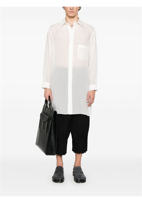 White chest-pocket shirt Yohji yamamoto - men YOHJI YAMAMOTO | HPB692341